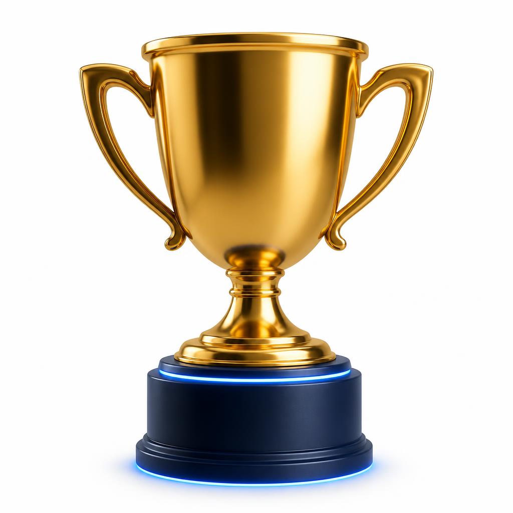 Golden Broker Battles championship trophy